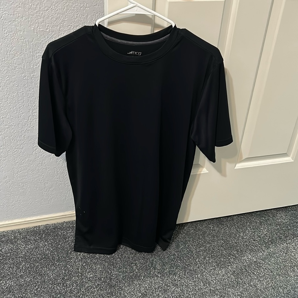 Black, athletic T-shirt